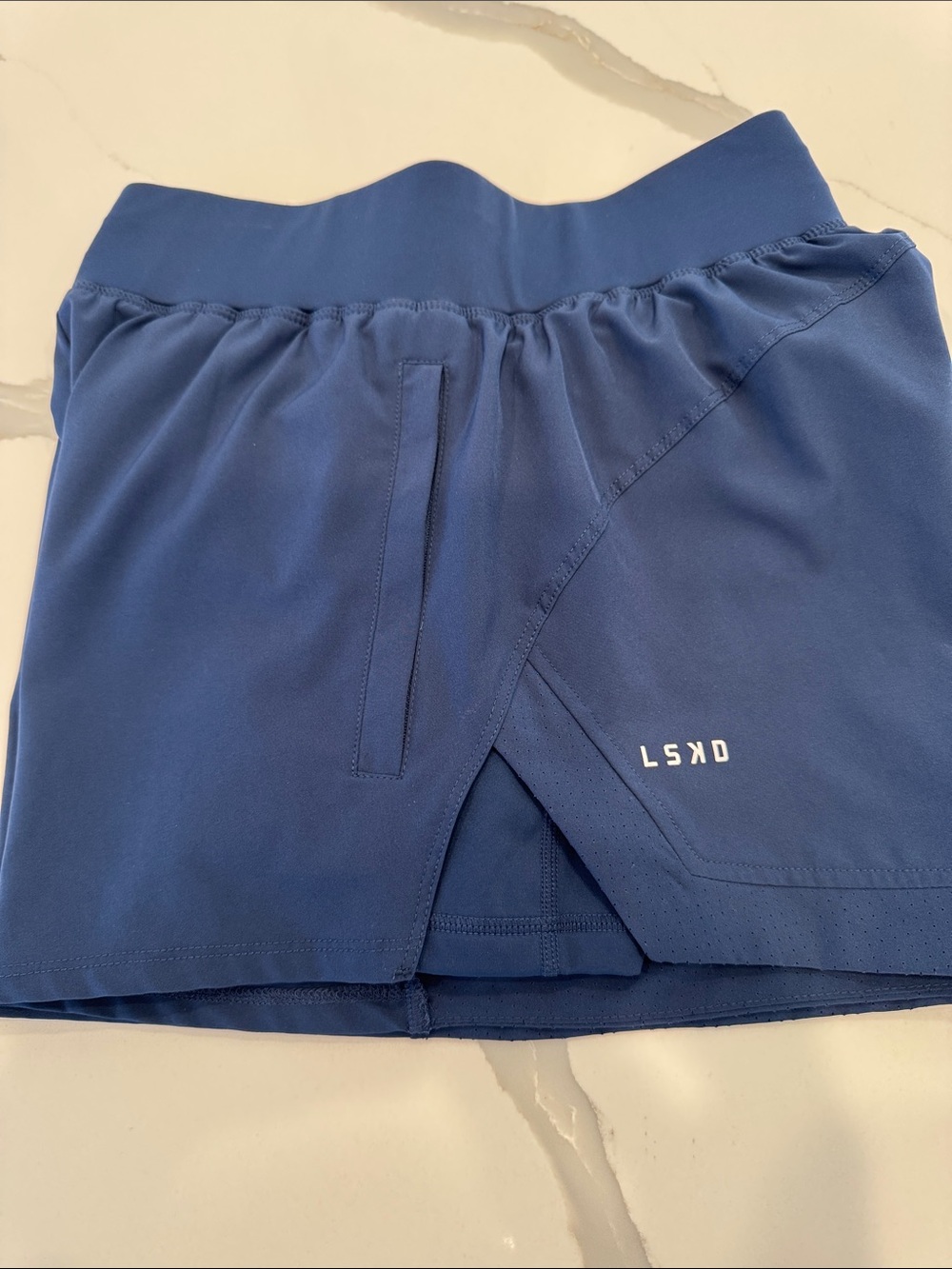 Lskd Accelerate 3 Running Short Women Navy Blue Performance Shorts XS